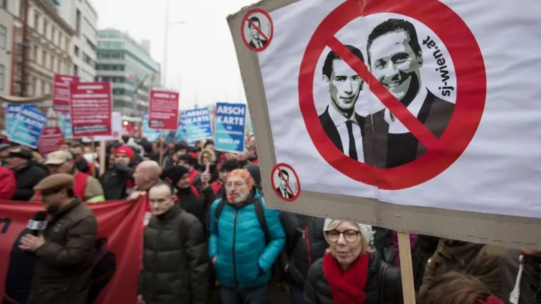 Tisuće u Austriji prosvjeduju protiv skretanja zemlje u desno