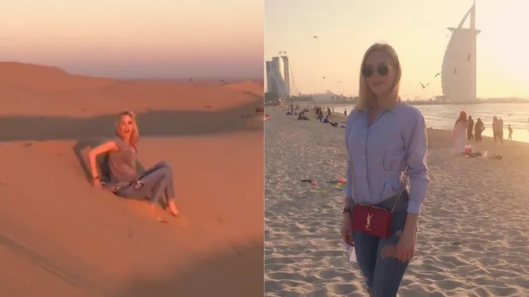 Pjevačica se valja po pijesku kao malo dijete, ali nije sama