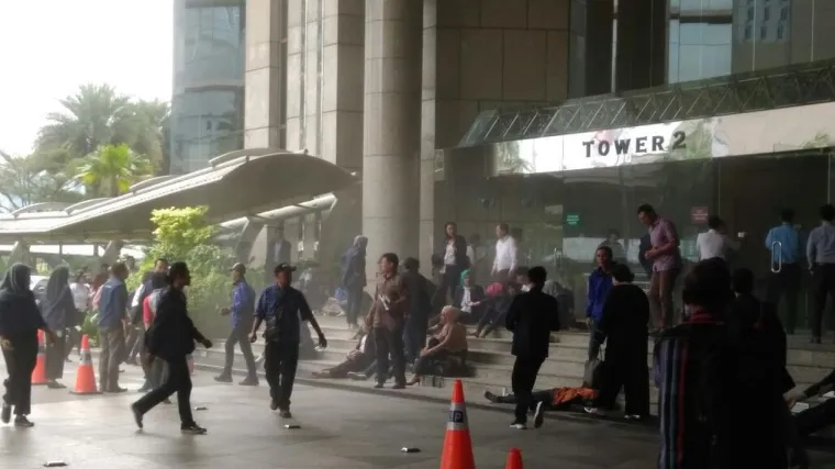 U uru&scaron;avanju galerije indonezijske burze ozlijeđeno nekoliko osoba