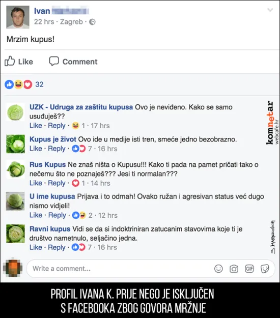Pazite &scaron;to pi&scaron;ete na Facebooku
