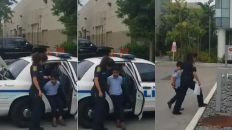 Uhićen sedmogodišnjak koji je udario učitelja: javnost optužila policiju za brutalnost