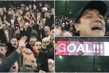 Pogledajte apsolutnu erupciju navijača Feyenoorda kod vodećeg pogotka