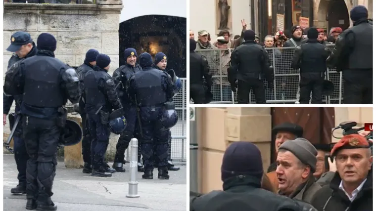Policiju vrijeđali vičući 'Izdaja! Izdaja! Je** vas Pupovac!'; jedan uhićen