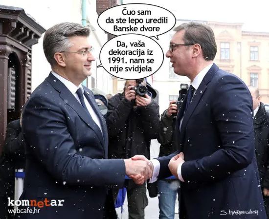 Vučić pao na interijerima