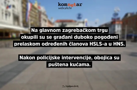 Novi prosvjed na Trgu