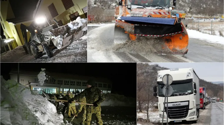 Prevrnuta cisterna, kamioni zatočeni na Grobniku, stotine vojnika na terenu...