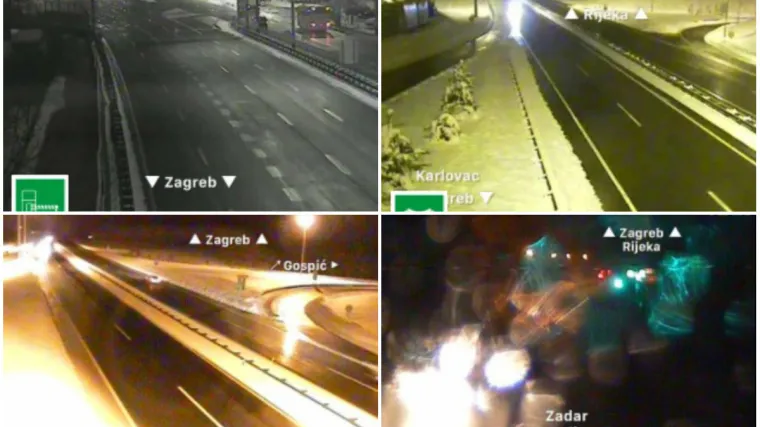 Uvjeti su vi&scaron;e nego opasni, a mnoge ceste blokirane, pročitajte upute HAK-a