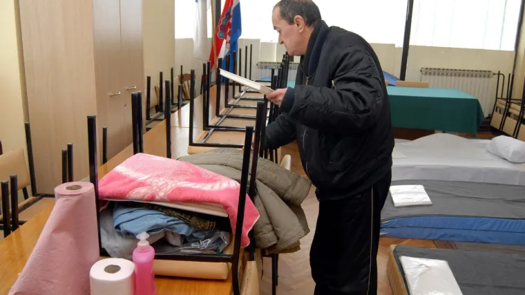 Uoči zahladnjenja, Ministarstvo socijalne politike objavilo popis prihvatilišta