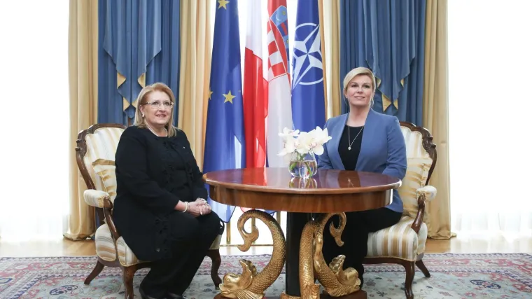 Grabar-Kitarović sastala se s predsjednicom Malte: ukidaju se restrikcije za zapo&scaron;ljavanje Hrvata na Malti