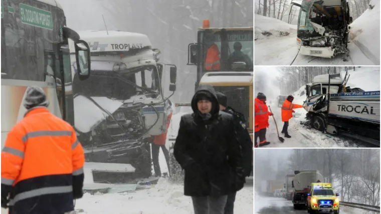 U GORSKOM KOTARU: U sudaru autobusa i kamiona 20-ak ozlijeđenih, vozači su kritično: 'Izvlačili su ih škarama'