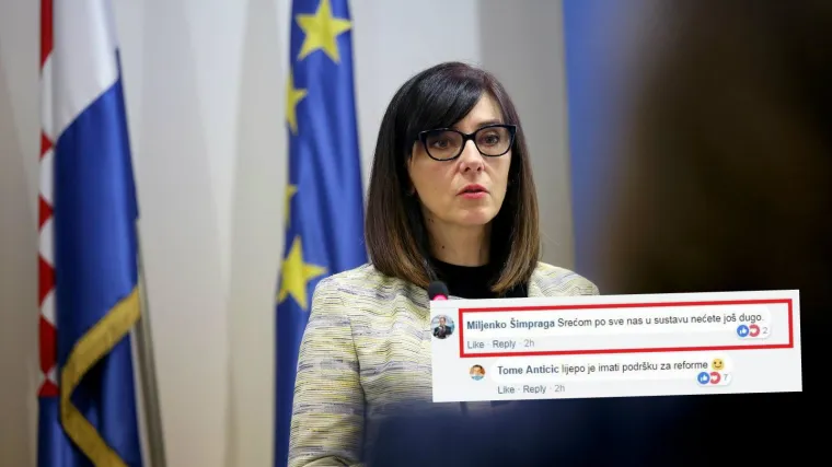 'Srećom po nas u sustavu nećete jo&scaron; dugo': prorektor &Scaron;impraga zaprijetio ministrici Divjak na Facebooku