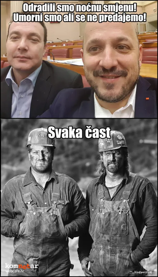 Naradili se da padaju s nogu