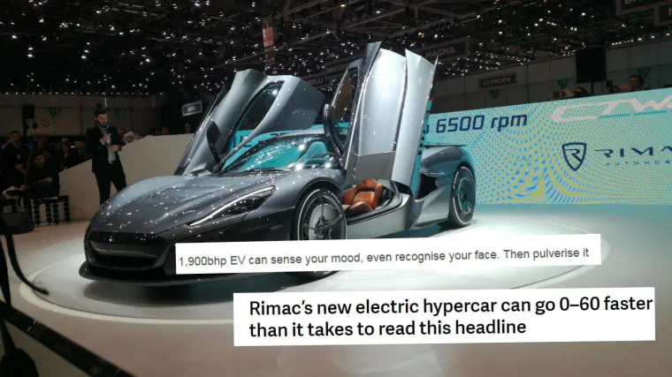 Senzacija u Ženevi: Rimčev Concept Two juri do 412 km/h i ima 1914 konjskih snaga!