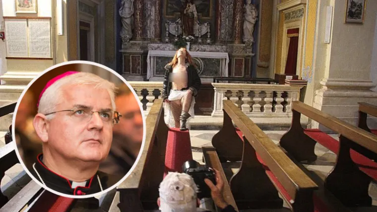 Biskup pokreće tužbu zbog nagih fotografija u dubrovačkoj crkvi: 'Oče, oprosti im jer ne znaju &scaron;to čine!'