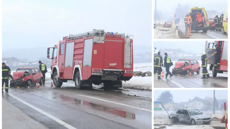 Vatrogasci su morali izvlačiti ljude iz smrskanih automobila, tri su osobe zavr&scaron;ile u bolnici