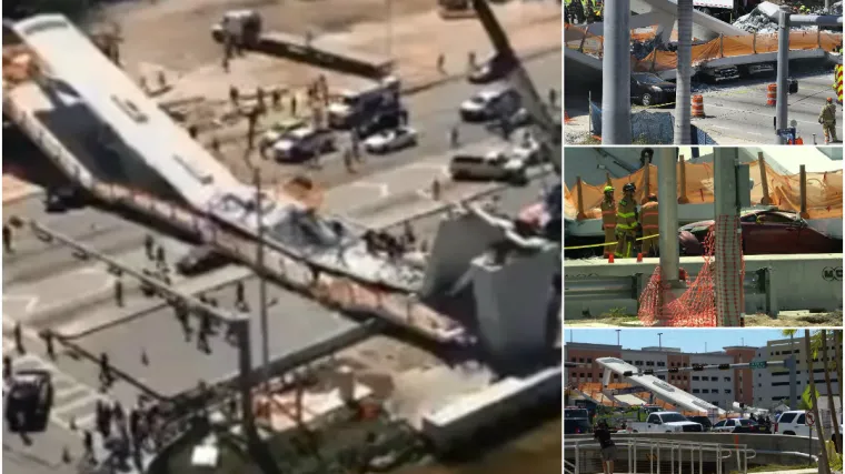 Konstrukcija te&scaron;ka 950 tona zgnječila je vozila koja su čekala pred semaforom