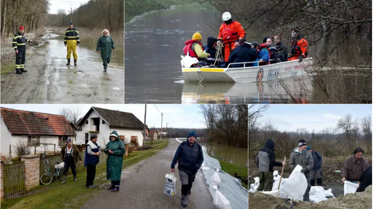 Jedno selo opkolila voda, do njega se može čamcima; u pomoć poslana i vojska