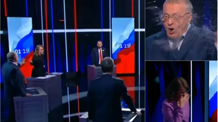 Izvrijeđao je pred kamerama, a ona mu stresla ča&scaron;u vode u lice