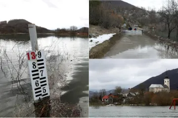 Poplavljena je Kosinjska dolina, voda prodrla u kuće, 600 ljudi ugroženo