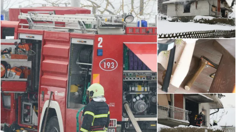 Zapalio im kuću pa ih naganjao sa sjekirom u rukama: 'Sasjeći ću vam glave!'