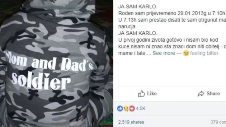 Karlo jedini u RH ima ovu te&scaron;ku i progresivnu bolest, a mi besramnu državu koja mu je ukinula osobnu invalidninu