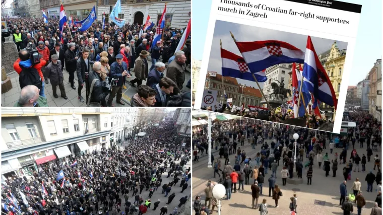 'Tisuće Hrvata prosvjedovalo protiv konvencije koja &scaron;titi žene od nasilja, a sve ih vi&scaron;e slavi usta&scaron;e i negira holokaust'