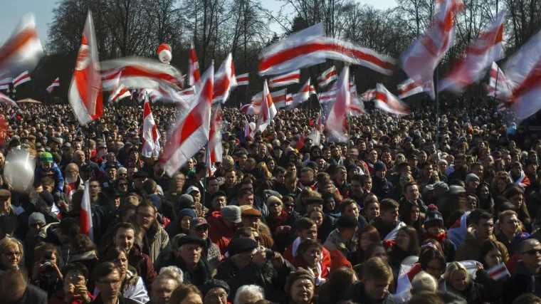 Tridesetak oporbenih aktivista uhićeno na Dan slobode u Bjelorusiji