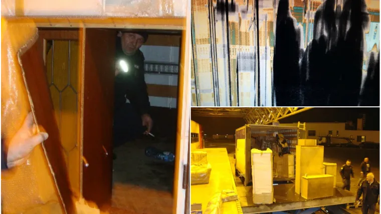 Tovarni dio imao je tajni odjeljak u kojem se skrivalo 16 ilegalnih migranata