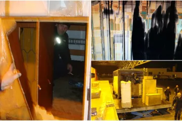 Tovarni dio imao je tajni odjeljak u kojem se skrivalo 16 ilegalnih migranata