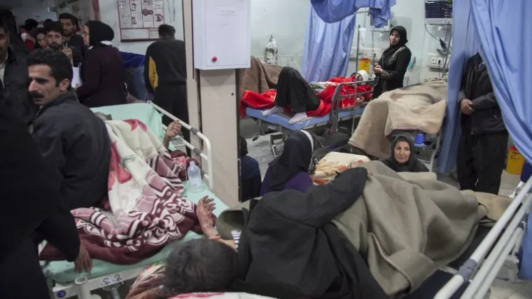 Deseci ljudi su ozlijeđeni 'Stvari su počele padati po nama'