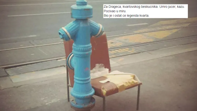 Napustila nas 'legenda Dubrave': preminuo je voljeni beskućnik Dragec, građani u kvartu pale svijeće