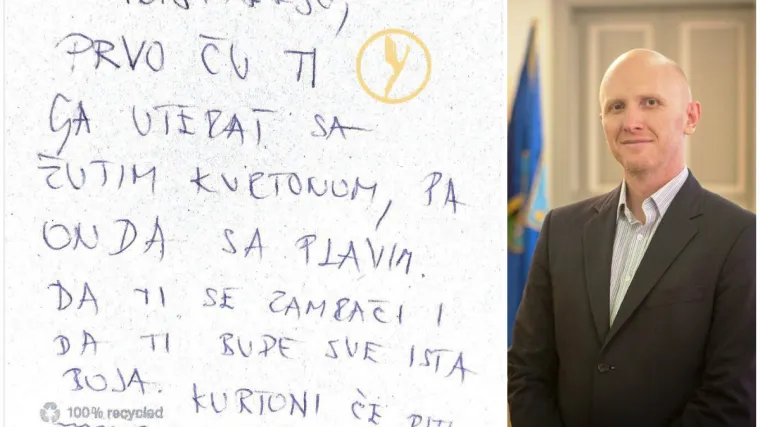 'Prvo ću ti ga utjerat sa žutim, a onda s plavim kurtonom'