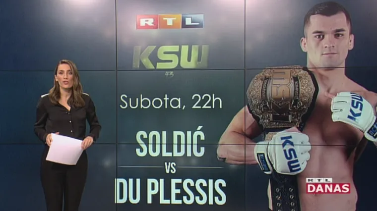 MMA subota na RTL-u: Roberto Soldić brani naslov i cilja ulazak u prestižni UFC