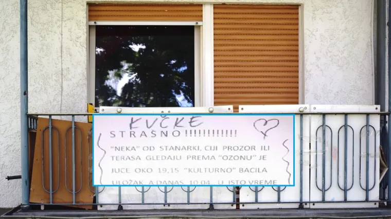 'Baca iskori&scaron;tene ulo&scaron;ke i kahlice pune gova*a kroz prozor': bijesnim stanarima dozlogrdila bahatost susjede
