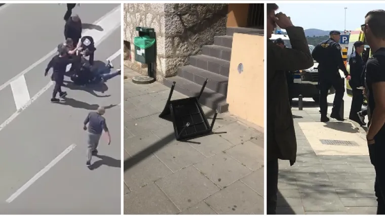 'Letjelo je kamenje, čovjek je ležao i krvario': očevici opisali brutalni obračun u &Scaron;ibeniku