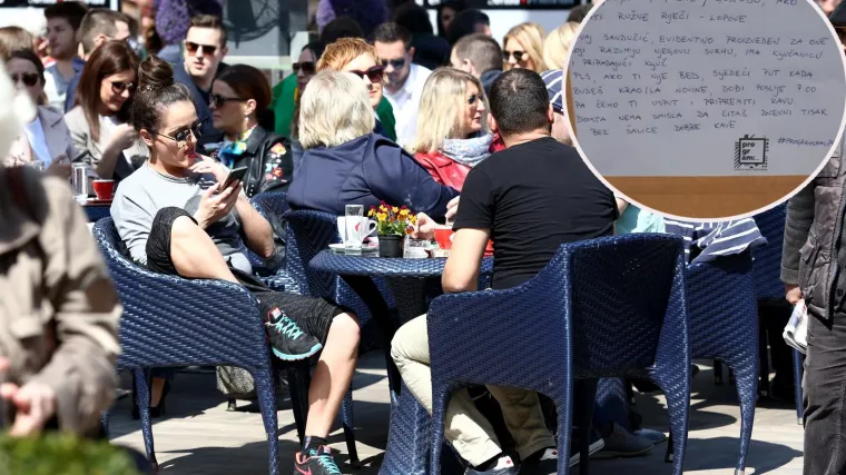 'Kad bude&scaron; opet krao, dođi poslije 7 da ti damo i kavu': kafić u Martićevoj ostavio urnebesnu poruku