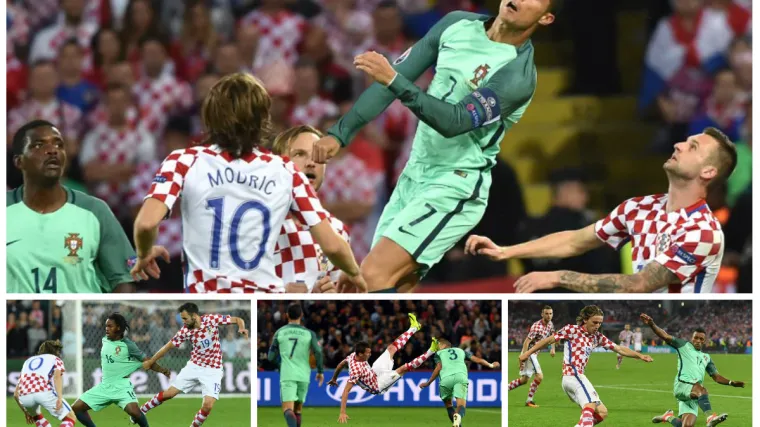 Modrić, Rakitić, Mandžukić i dru&scaron;tvo s jedne strane centra, Ronaldova družina s druge