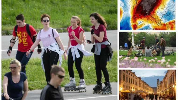 Nakon sredine tjedna temperature se penju na 25 stupnjeva