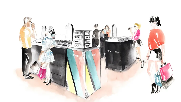 Umjetnica Maya Beus ilustrirala vizuale za novi pop-up corner poznatih francuskih naočala