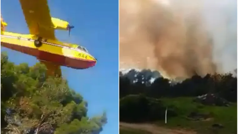 Zatvorena je magistrala, vatru gase zračne snage i preko 60 vatrogasaca na terenu