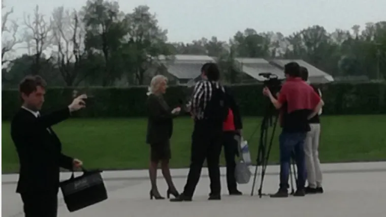 VIDEO Srbijanska ministrica odbila dati izjavu hrvatskim medijima: 'Pričat ću samo s novinarima koje je povela sa sobom'