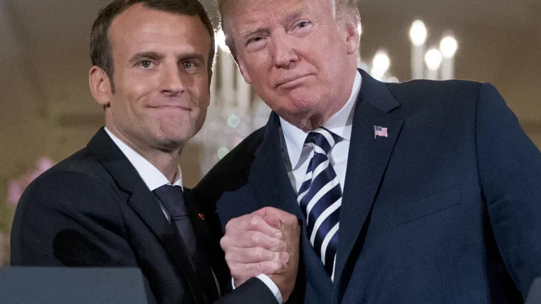 &Scaron;to stoji iza prisnog susreta Macrona i Trumpa?