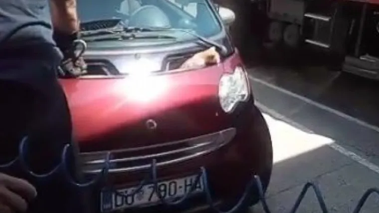 VIDEO Bravo za dubrovačke vatrogasce: pogledajte kako su spasili mačića koji je zapeo ispod haube