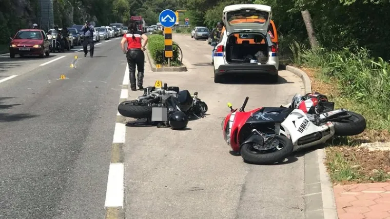 Stra&scaron;na nesreća pokraj Dubrovnika: sudarila se dva motociklista, oba prevezena u bolnicu