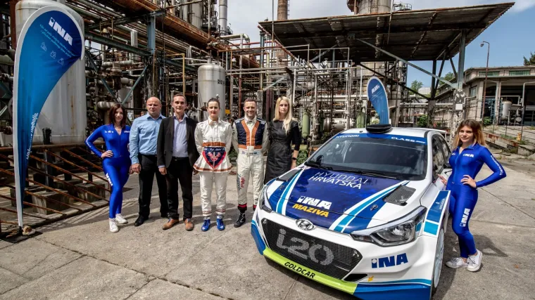 INA sponzor najboljeg hrvatskog vozača rallyja Juraja &Scaron;ebalja