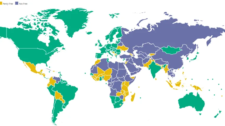 Hrvatska je slobodnija zemlja od SAD-a