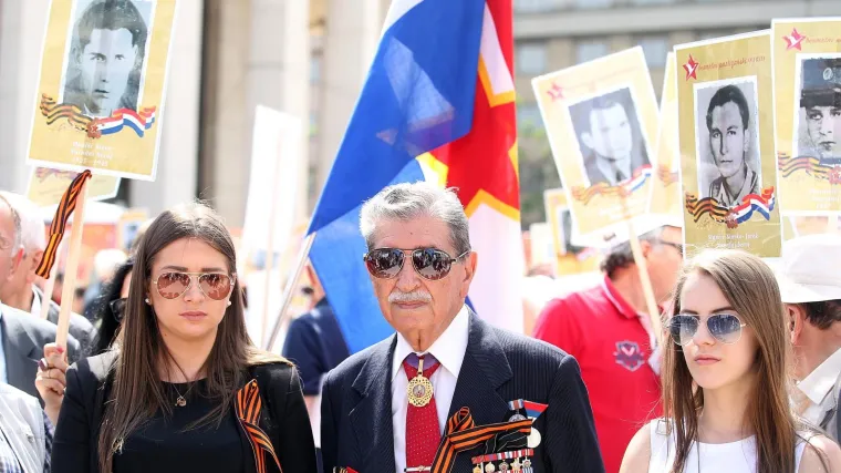 FOTO Njih nije bilo teško izbrojati: 'Besmrtni partizanski odred' prošetao Zagrebom
