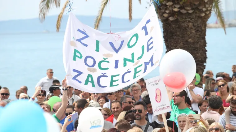 'Hod za život' u Splitu 19. svibnja: 'Znanstvena je činjenica da život počinje začećem'