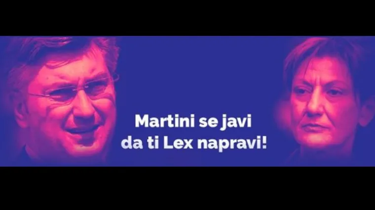 'Martini se javi da ti Lex napravi': oporba se dosjetila kako rije&scaron;iti probleme Hrvata svih uzrasta
