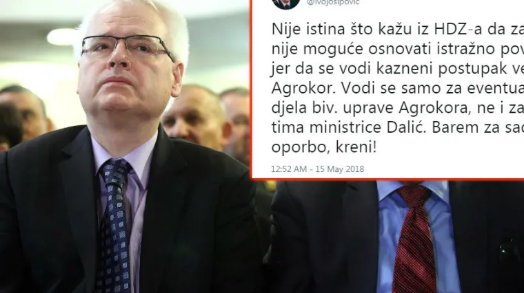 Josipović s pravne strane objasnio za&scaron;to istražno povjerenstvo za Agrokor nije smjelo biti ukinuto